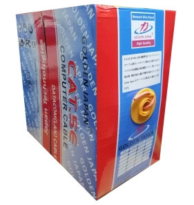 Dây cáp mạng máy tính UTP Cat 5e hiệu Golden Japan 305m/c (Cuộn) 