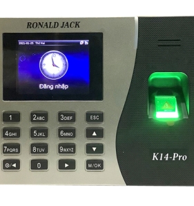 MÁY CHẤM CÔNG VÂN TAY + THẺ CẢM ỨNG RONALD JACK K14 PRO
