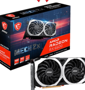 CARD MÀN HÌNH MSI RADEON RX 6600 MECH 2X 8GB