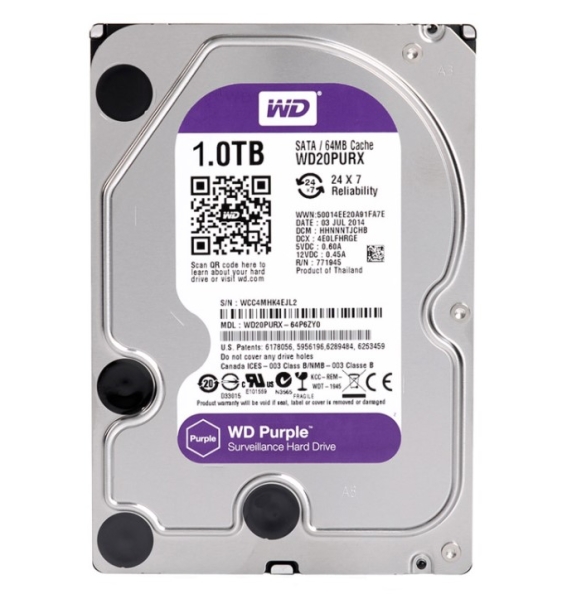 Ổ CỨNG WD HDD Purple 1TB