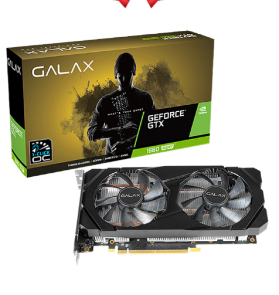 CARD MÀN HÌNH GALAX GTX 1660 SUPER (1 CLICK OC) 6GB DDR6