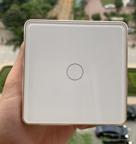 Công tắc thông minh mặt kính cảm ứng Zigbee Tuya Mặt Vuông