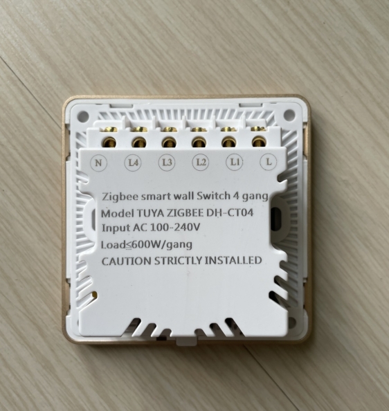 Công tắc thông minh mặt kính cảm ứng Zigbee Tuya Mặt Vuông